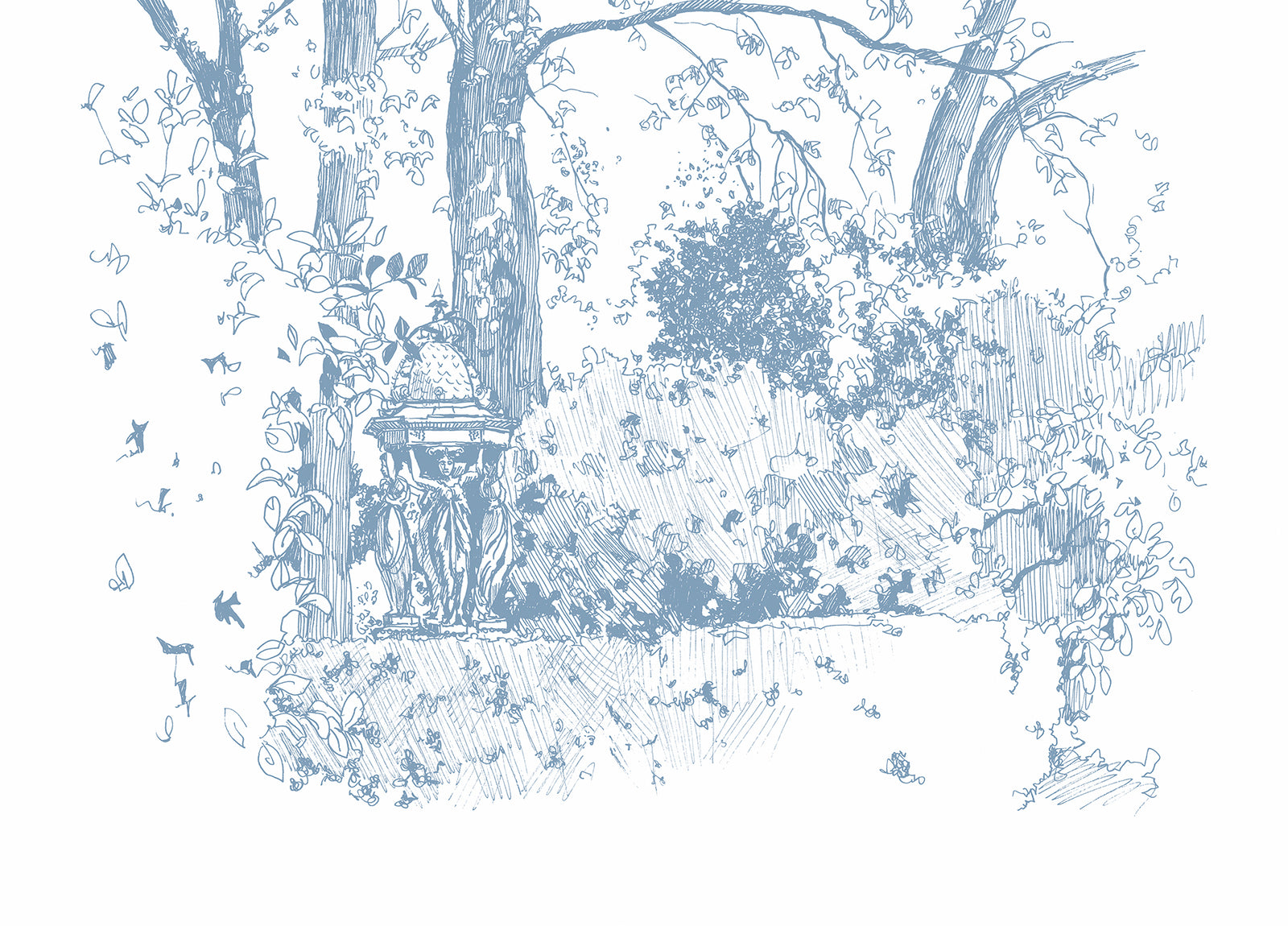 Papier peint panoramique Jardin Des Plantes