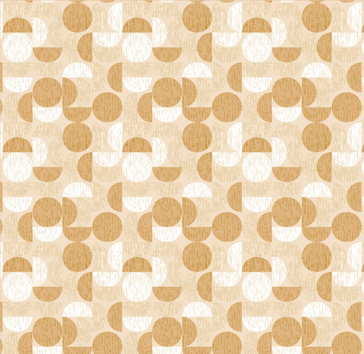 Papier peint panoramique Groove - Ocre