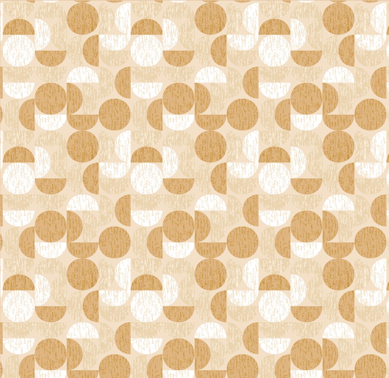 Papier peint panoramique Groove - Ocre