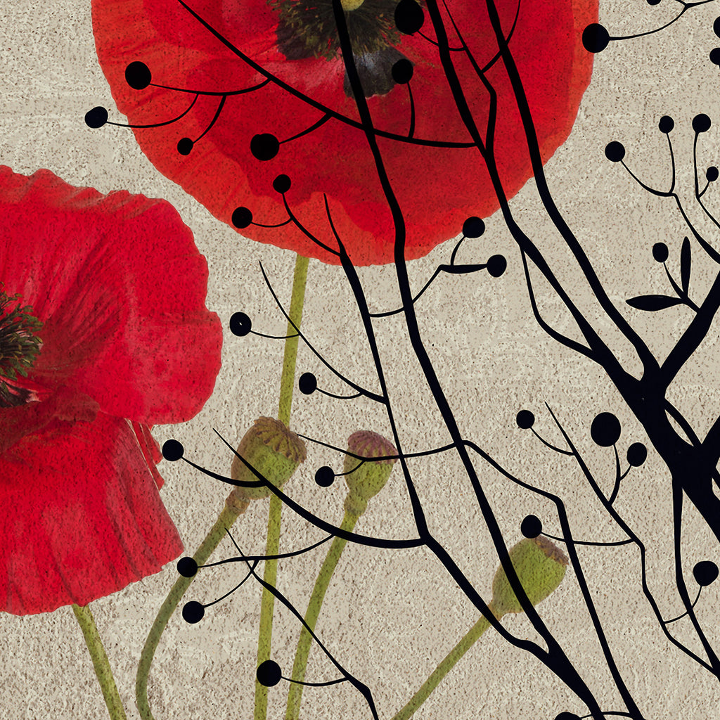 Papier peint panoramique Poppies
