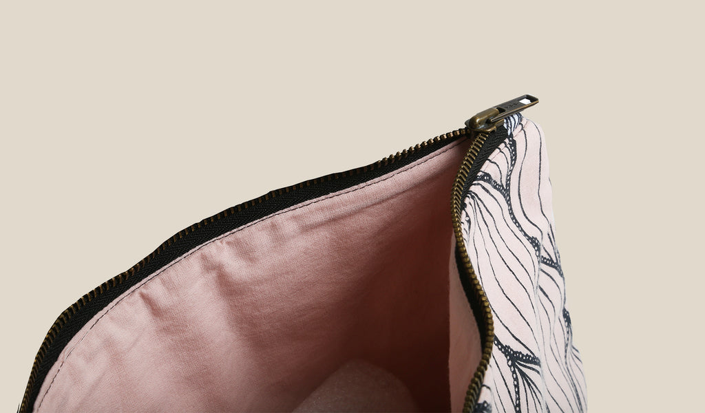 Pochette coton 38 pink