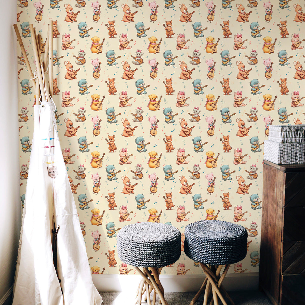 Wallpaper - Musical Animals