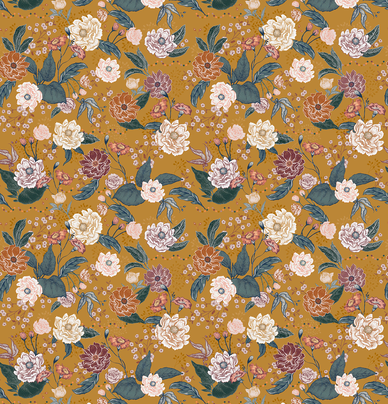 Hortense panoramic wallpaper