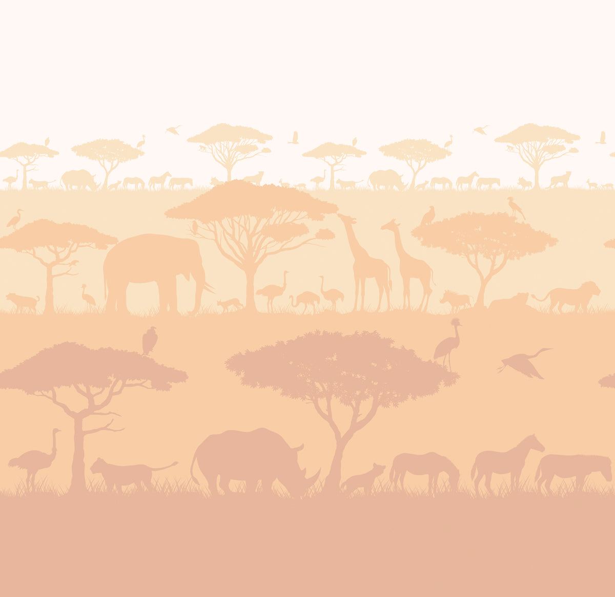 Papier peint panoramique Savane