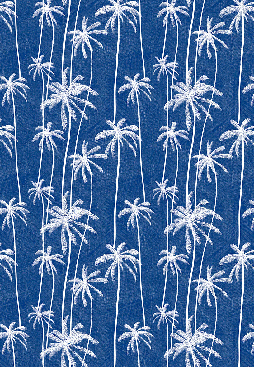 Papier peint panoramique Palm Jeans