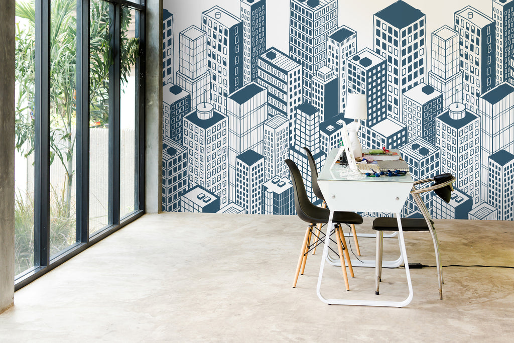 Panoramic wallpaper Buildings