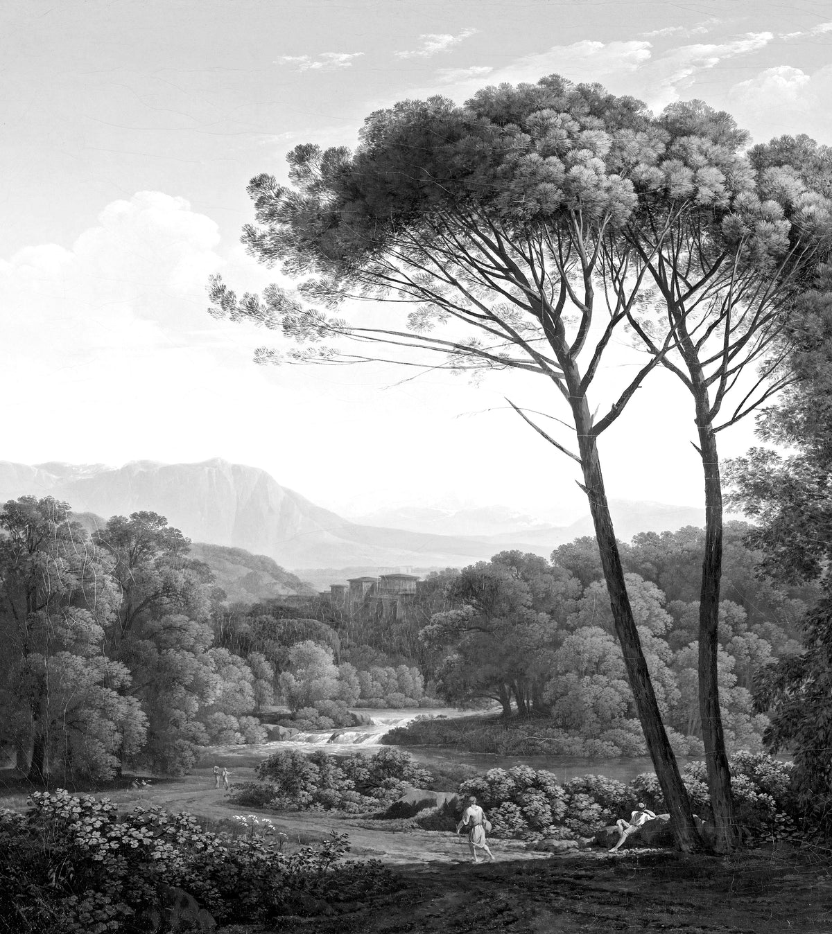 Papier peint panoramique Tosca Grey