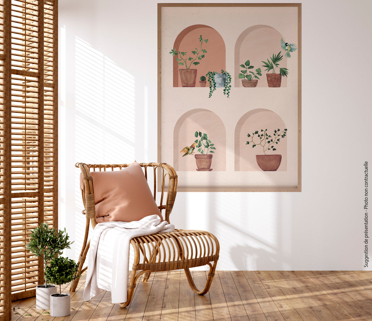 Villa Toscana adhesive poster 