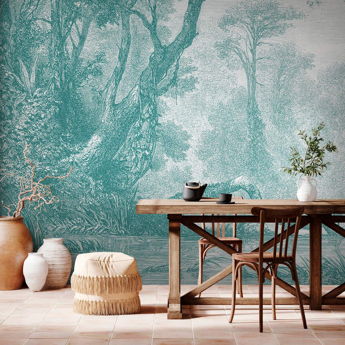 Sologne panoramic wallpaper