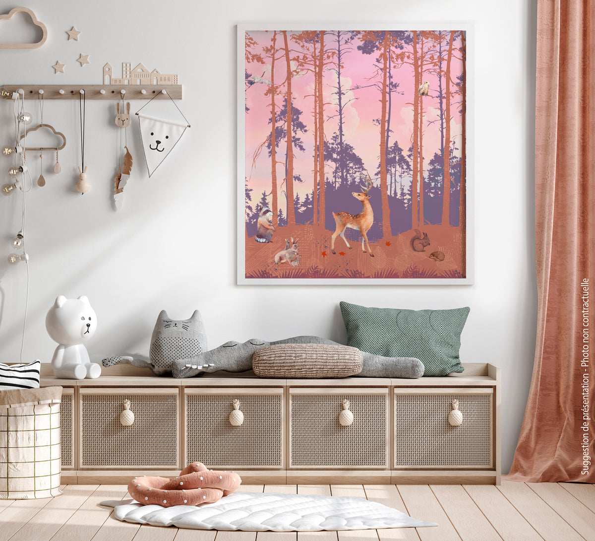Pikachuune adhesive poster
